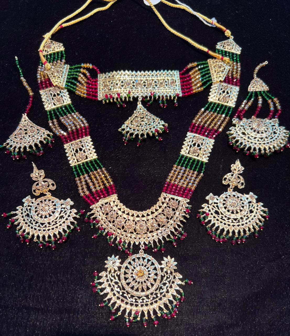 24K Gold-Plated Kundan Choker Set – Timeless Elegance for Women