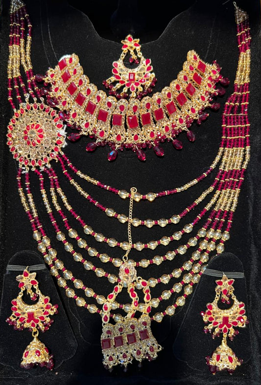 24K Gold-Plated Kundan Choker Set – Timeless Elegance for Women