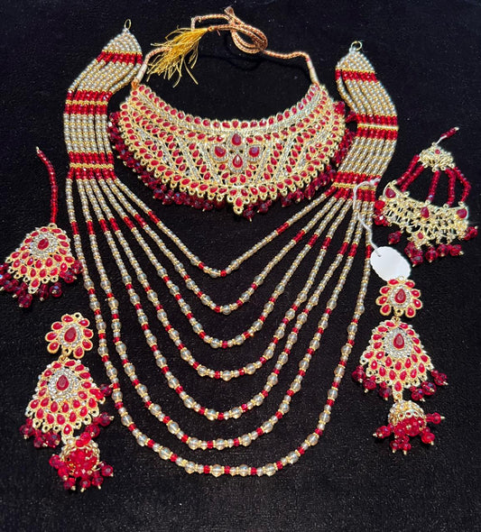 24K Gold-Plated Kundan Choker Set – Timeless Elegance for Women