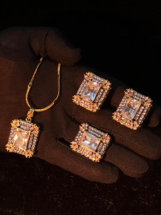 Radiant Unique Design Gold Plated Kundan Necklace for Girls/Women